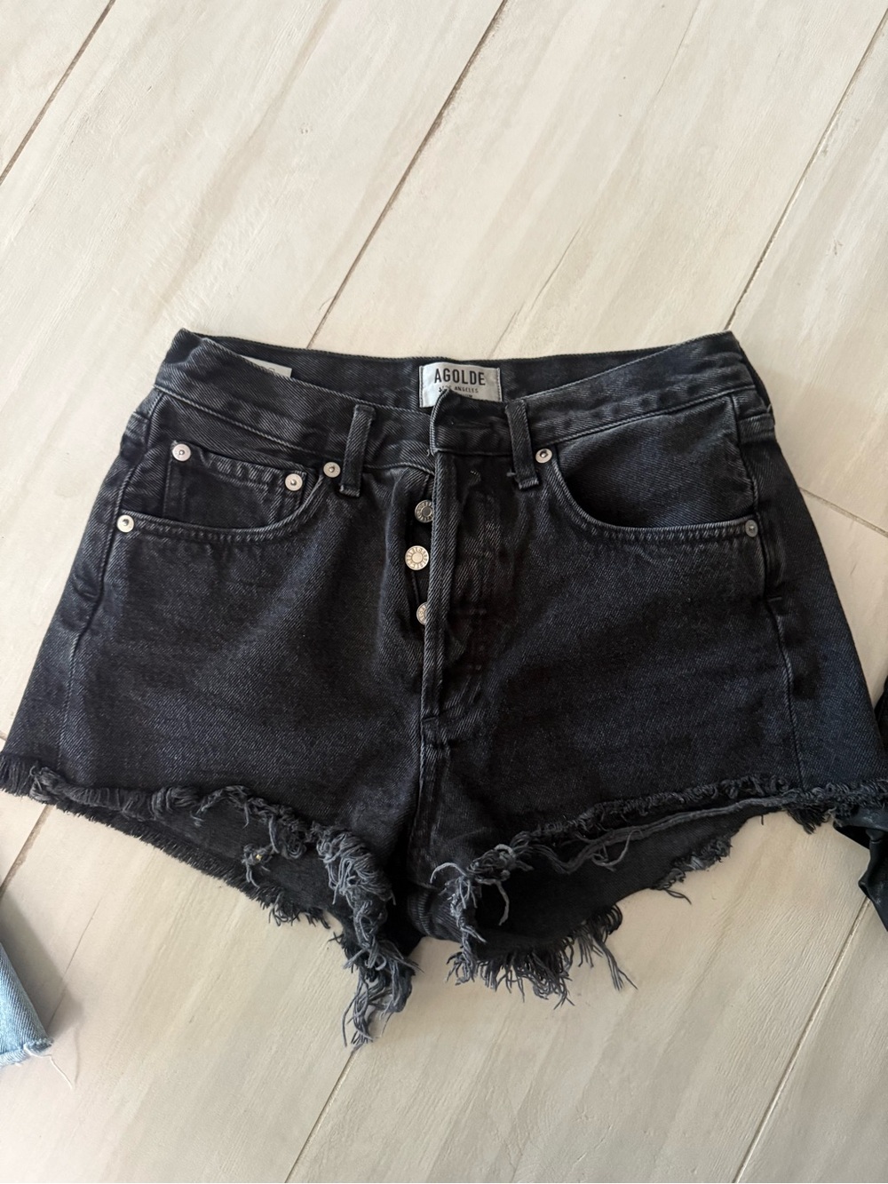 Agolde black shorts
